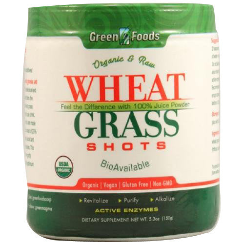 Green Foods Wheat Grass Powder Drink Mix - 5.3 Oz